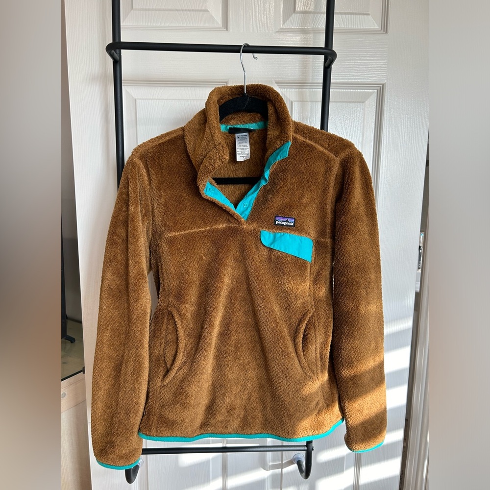 Patagonia Los Gatos quarter zip burnt orange